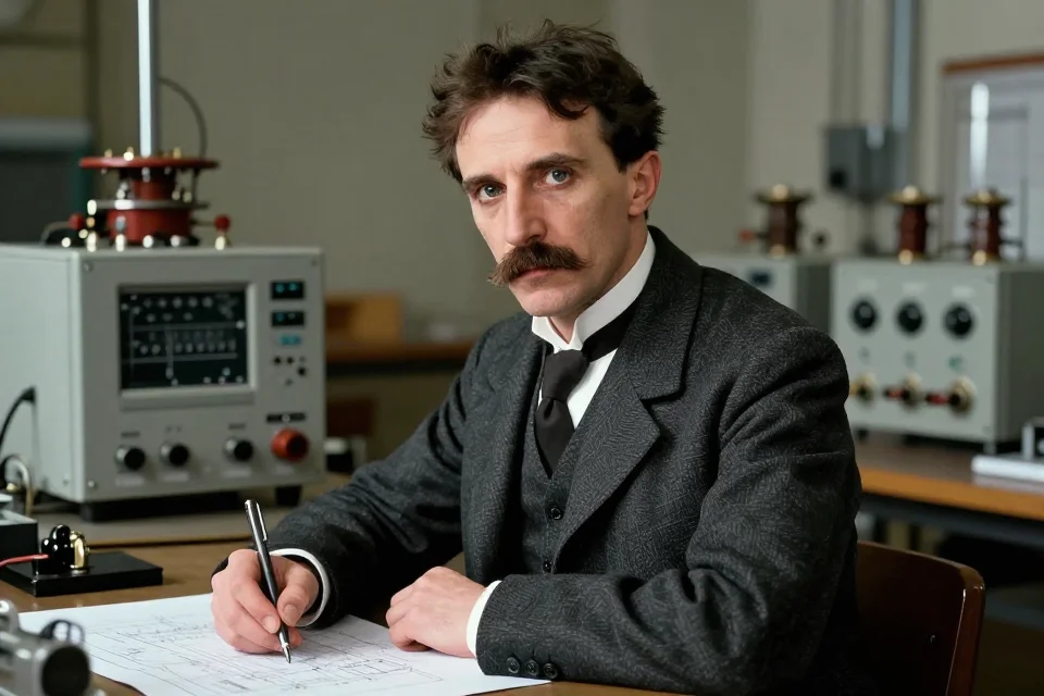 Portada de Nikola Tesla